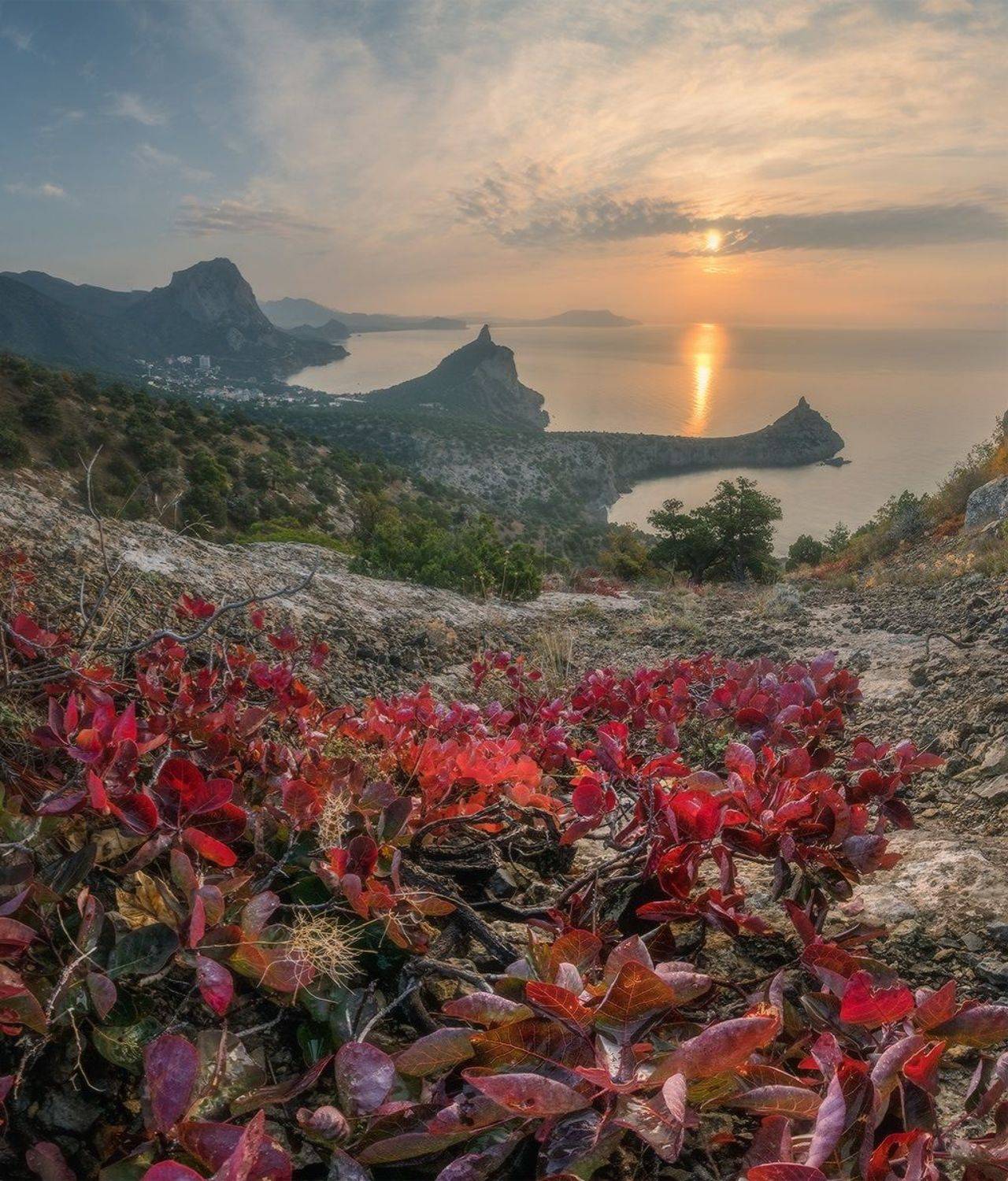 крым, новый свет, караул обо, осень, рассвет, Николай Мысливцев