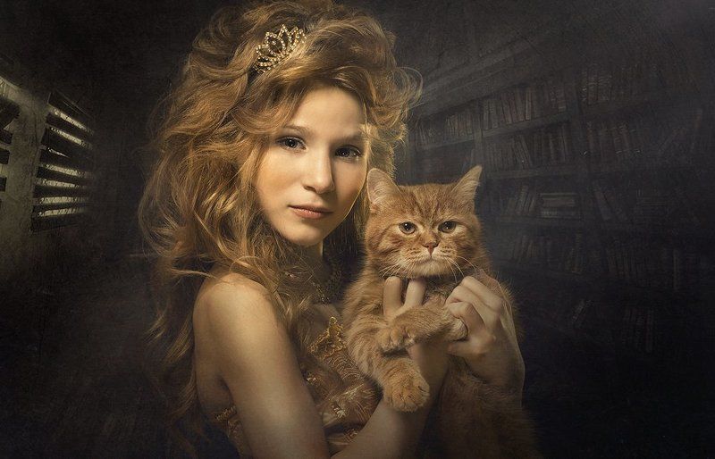 Девочка, Кот, Сказка ****** фото превью