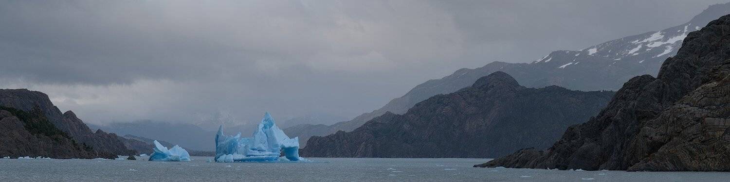 lago, grey., torres, del, paine, national, park., patagonia, Майк Рейфман