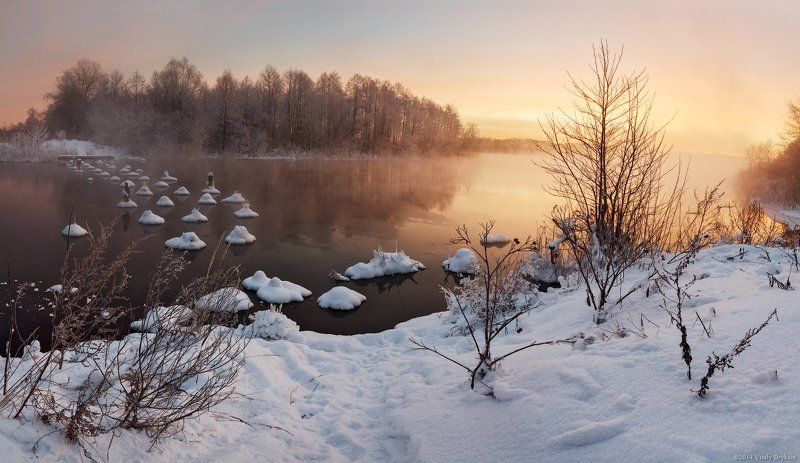 Наполняя утро светом или снежные пельмешки. фото превью