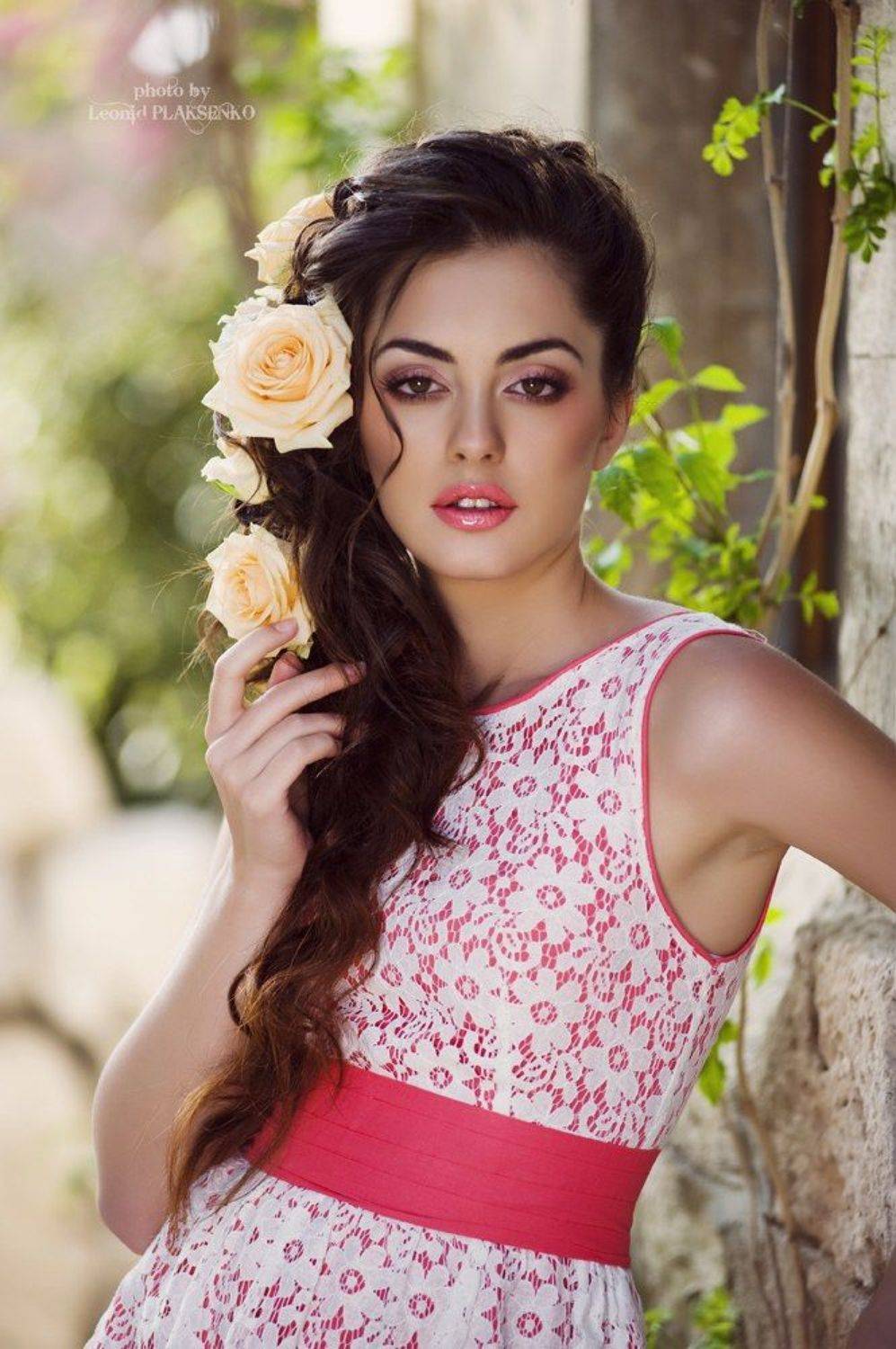 Девушка, Красота, Нежность, Роза, Цветы, Цветы весна роза девушка красотк, Плаксенко Леонид