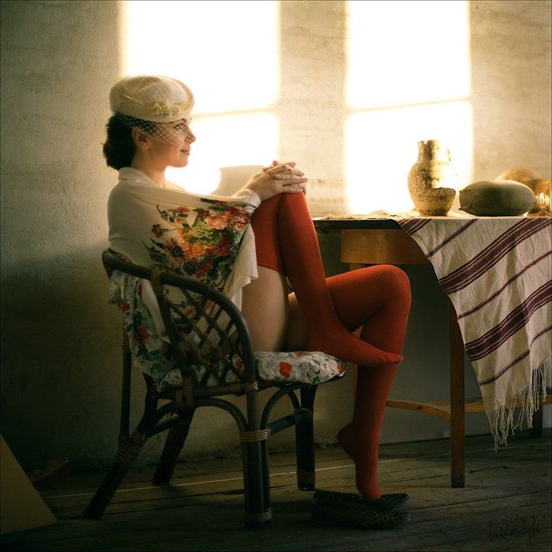 Тёплый зимний вечер фото превью