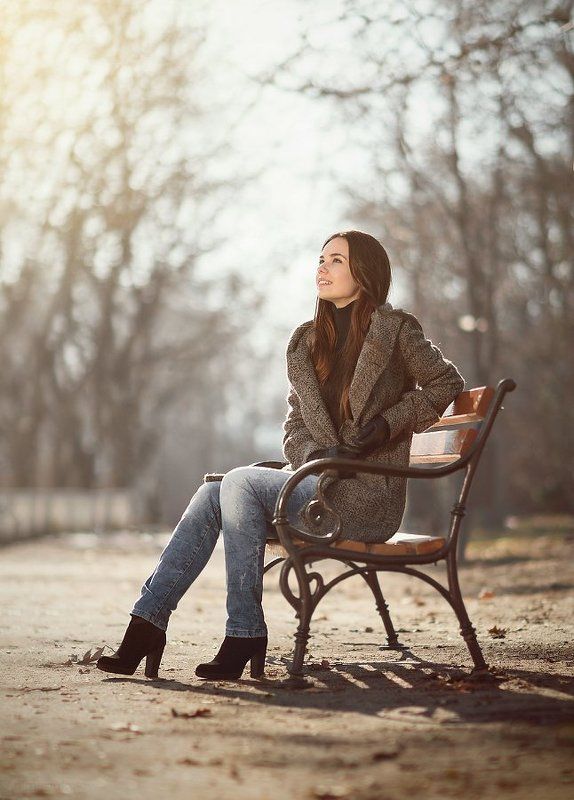 Солнечный зимний день фото превью