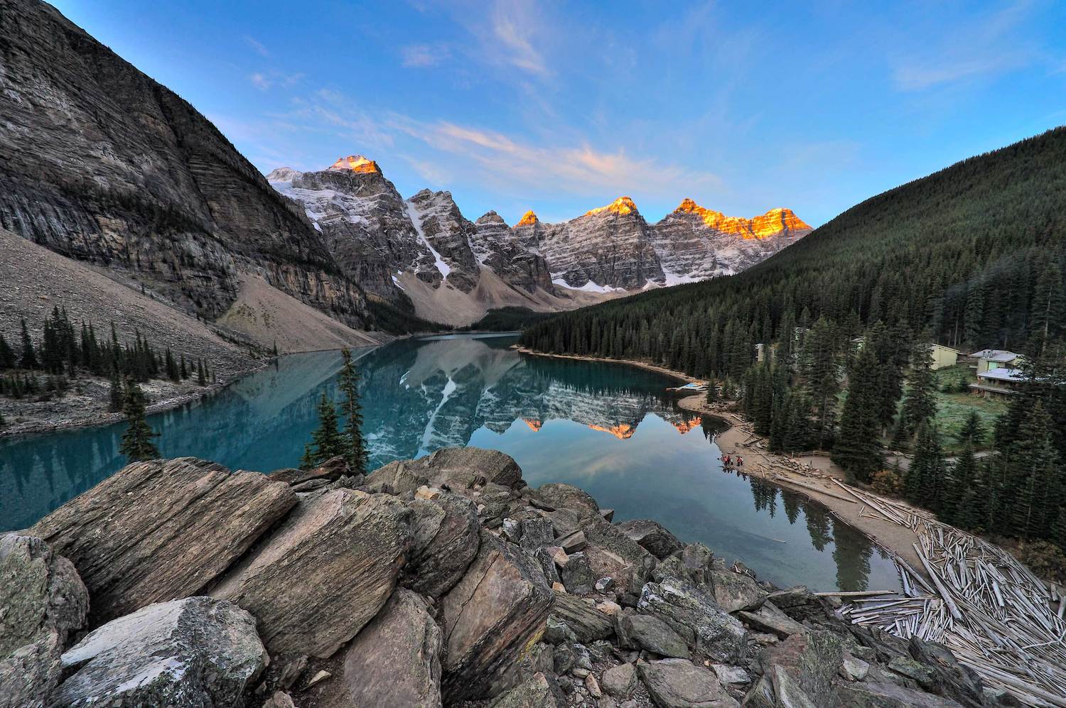 Канада озеро, Озеро Моррейн, Анна Яценко