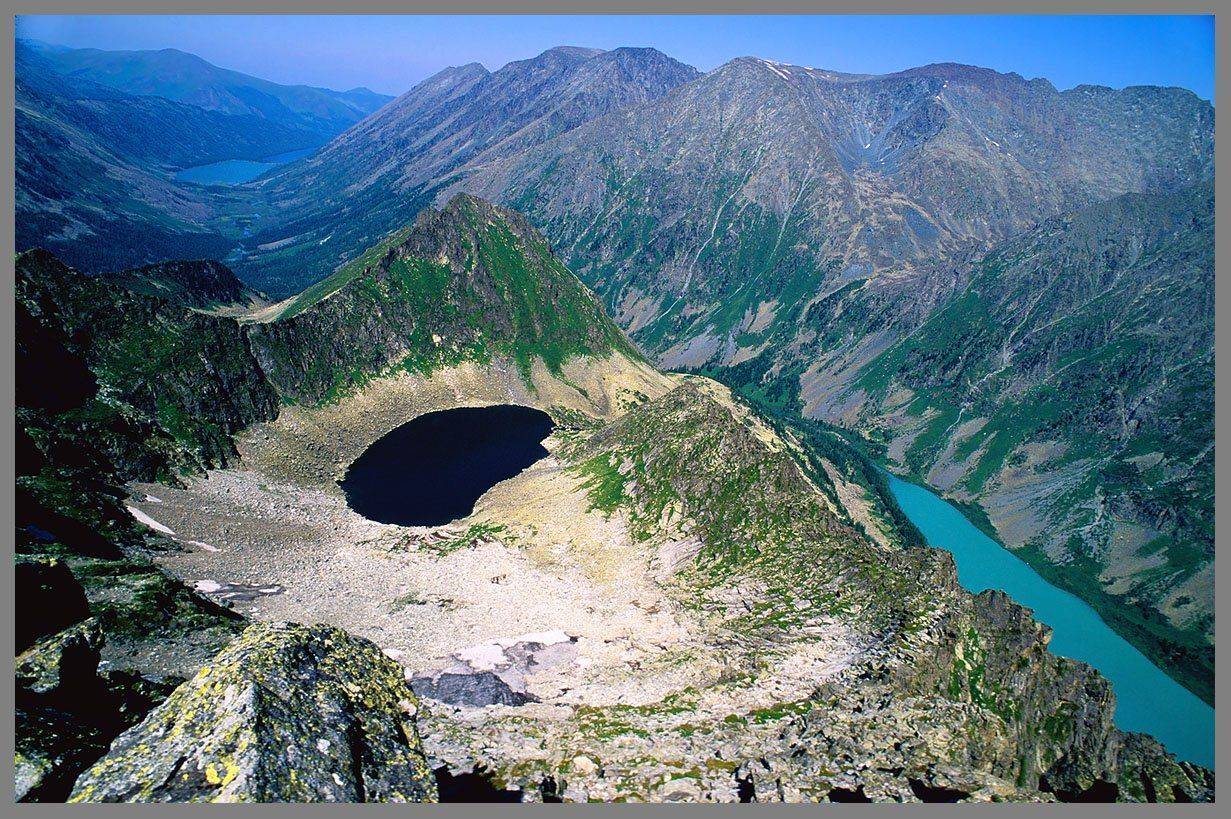 алтай, катунский заповедник, верховья р.мульта, скан с плёнки, 1996г., АНАТОЛИЙ ДОВЫДЕНКО