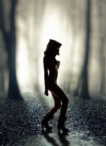 Alone in the woods