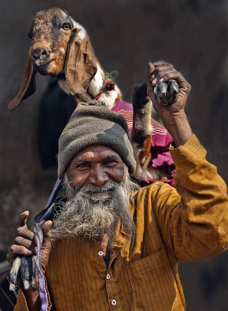 Goat, Love, Men, People, Portrait, Tomek Jungowski