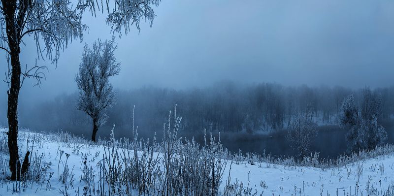 Синий,синий иней фото превью
