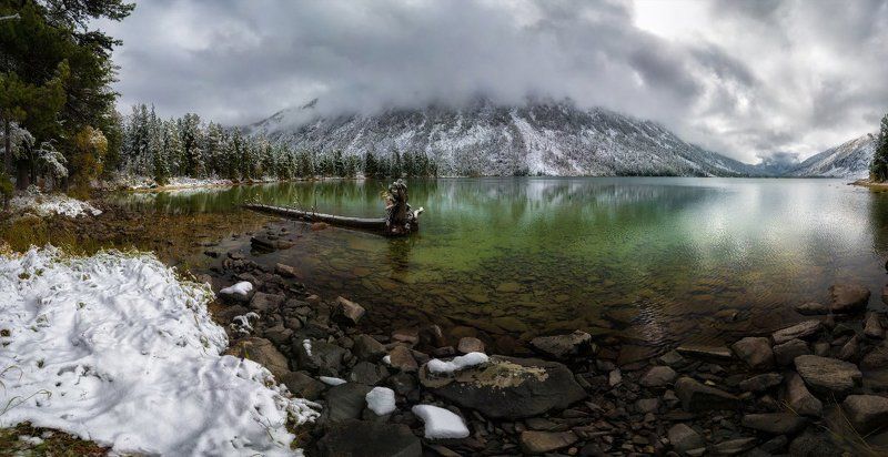 Сентябрьское утро на Среднем Мультинском. фото превью