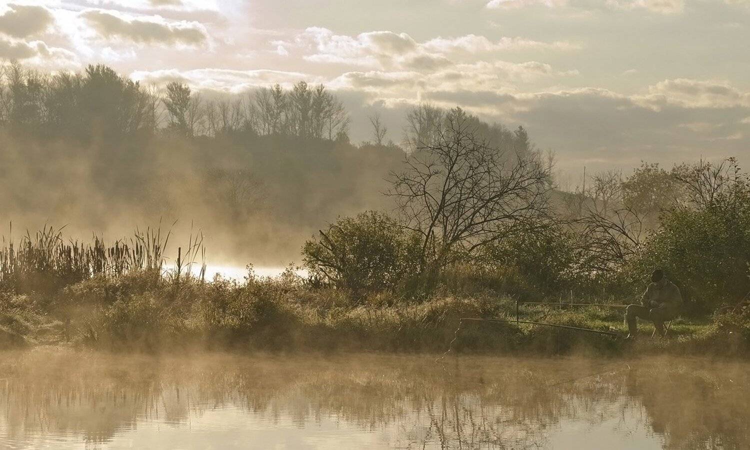 утро, рыбалка, рассвет, Михаил Агеев