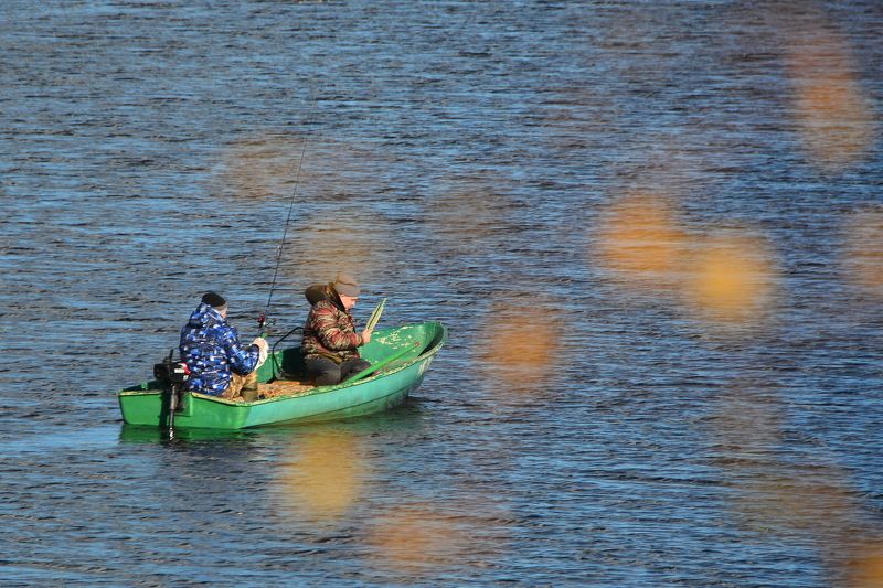Осень Осенняя рыбалка фото превью