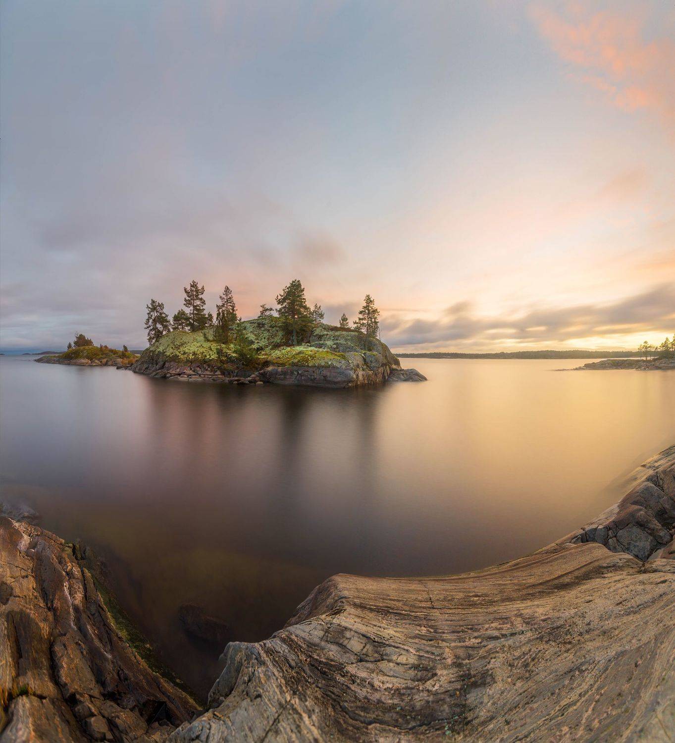 ладога, осень, шхеры, рассвет ,карелия, ладожское озеро, Павел Ващенков
