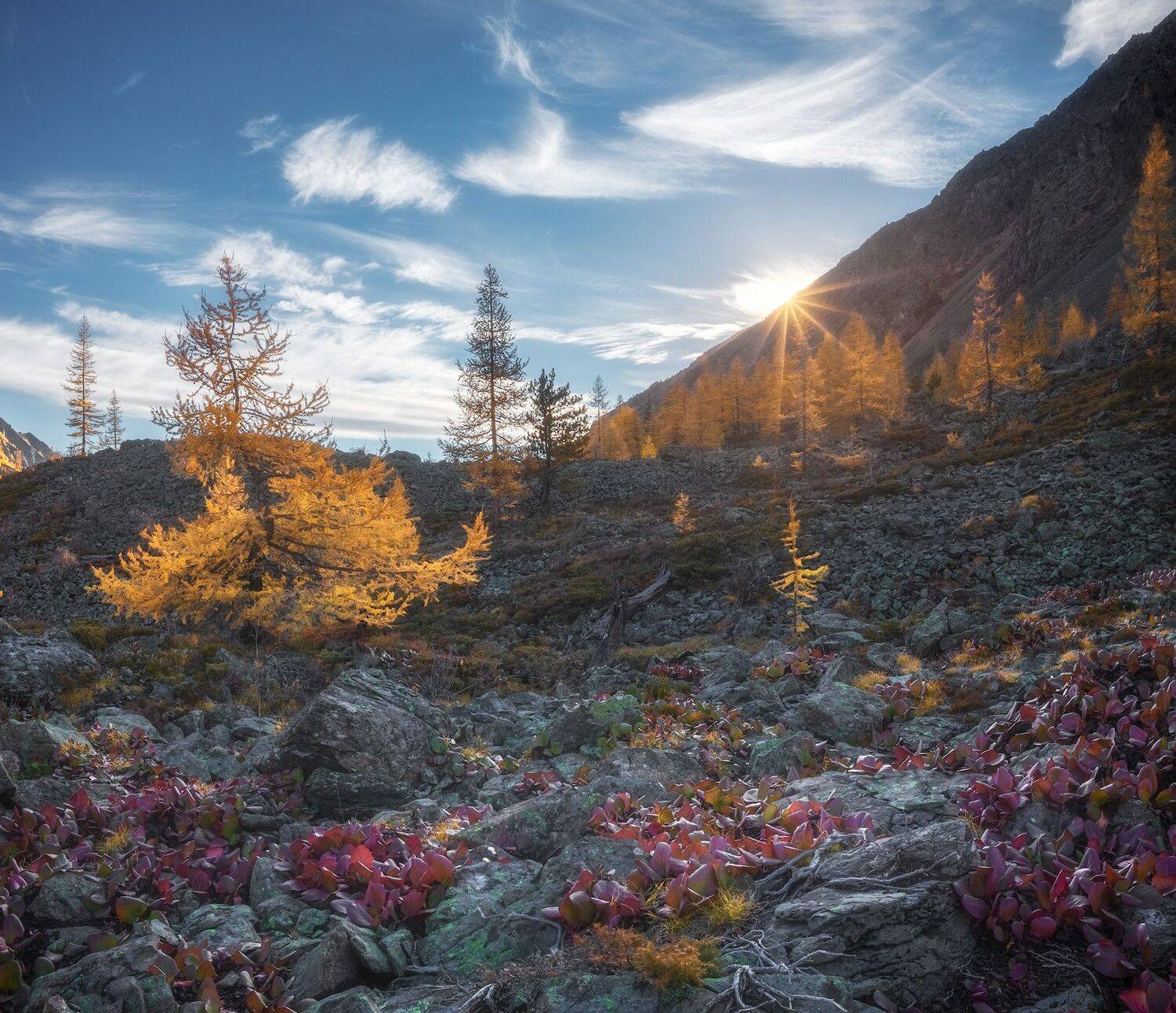 алтай, горы, осень, Алексей Марголин