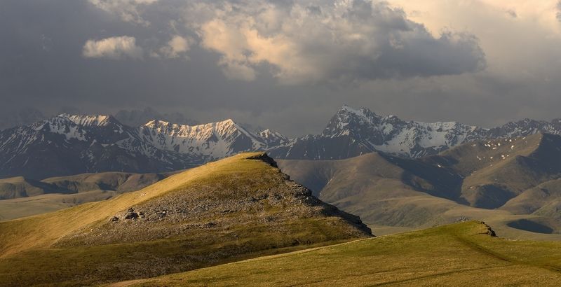 Утро в горах фото превью
