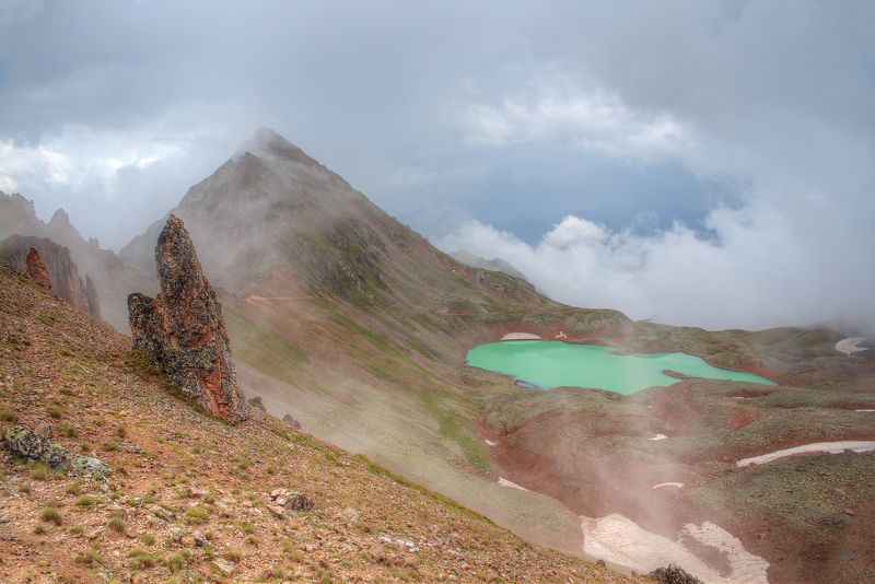 кабардинобалкария,озеро,кавказ.горы Заоблачными тропами фото превью