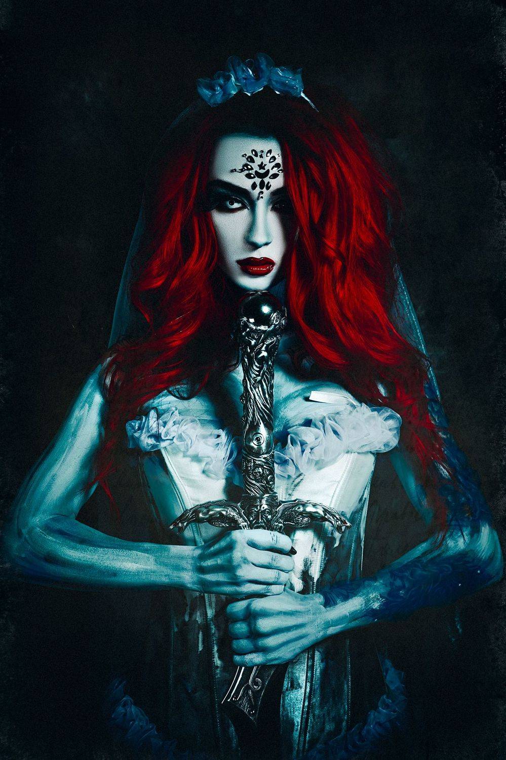 woman, portrait, conceptual, studio, bodyart, Руслан Болгов (Axe)