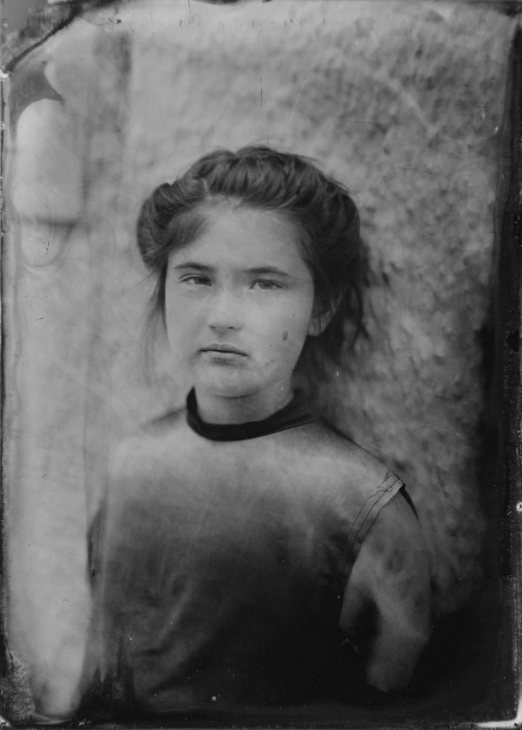 амбротип,  плёнка, средний формат, девушка, большой формат., Сергей Кондрюк