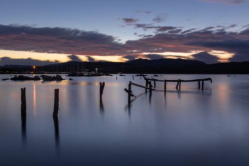 Sunrise long exposure in South Corsica