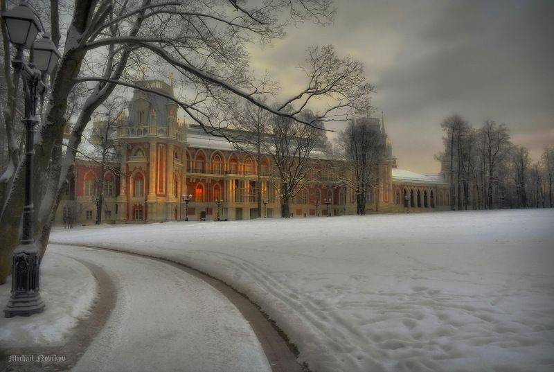 пейзаж,царицыно ,Mikhail Novikov,зима  Зимнее утро  фото превью
