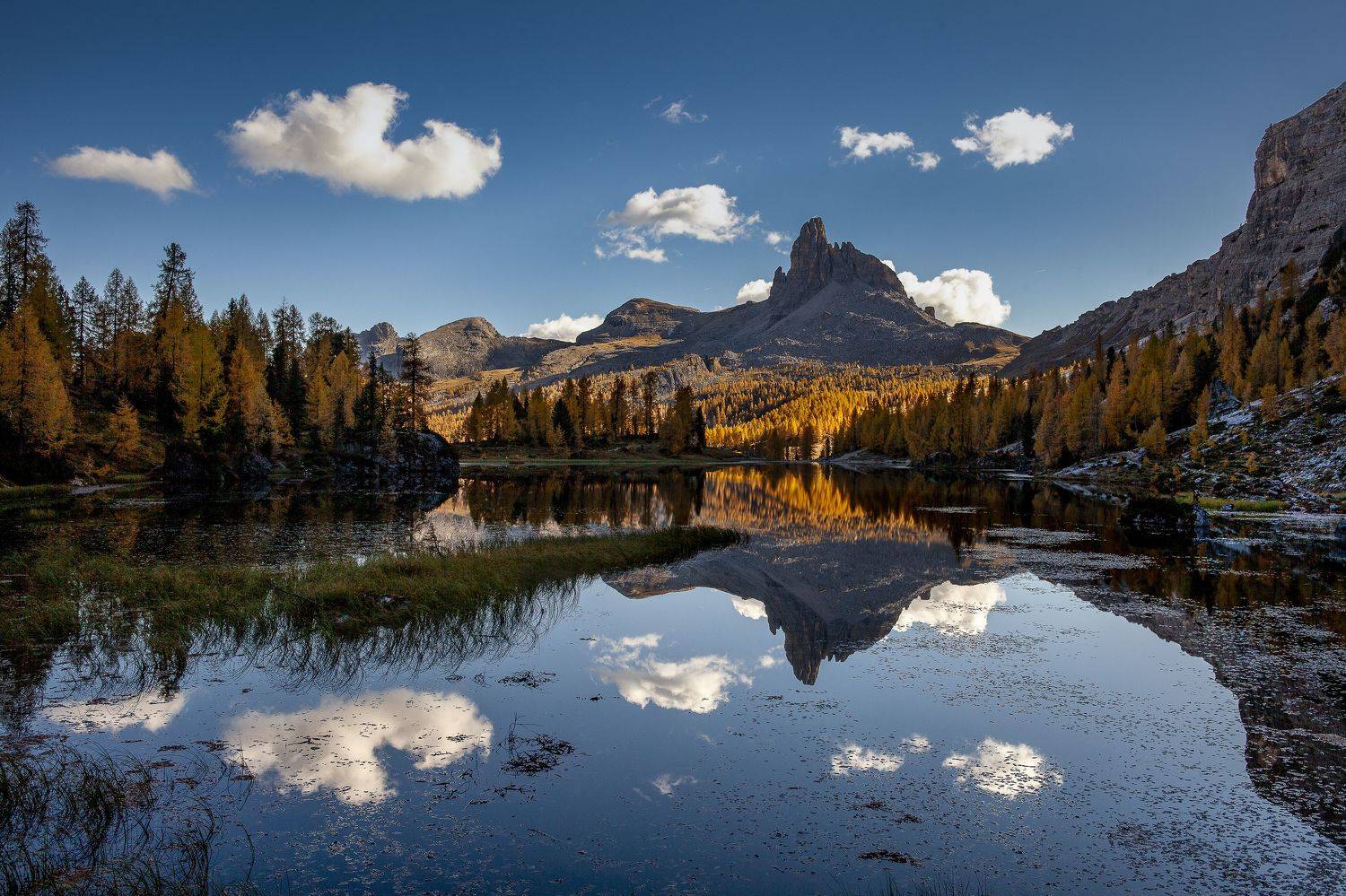italy, dolomiti, landscape, lake, sunset, , Igor Sokolovsky