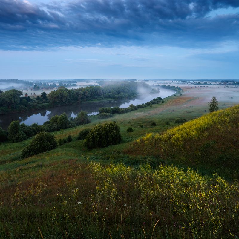 пейзаж Перед рассветом фото превью