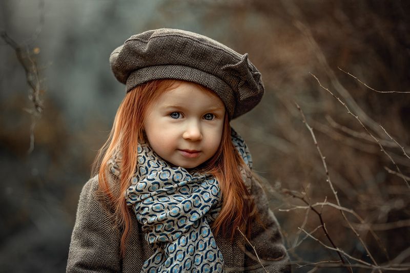 девочка осень детский портрет Осенние портреты...  Эвита. фото превью