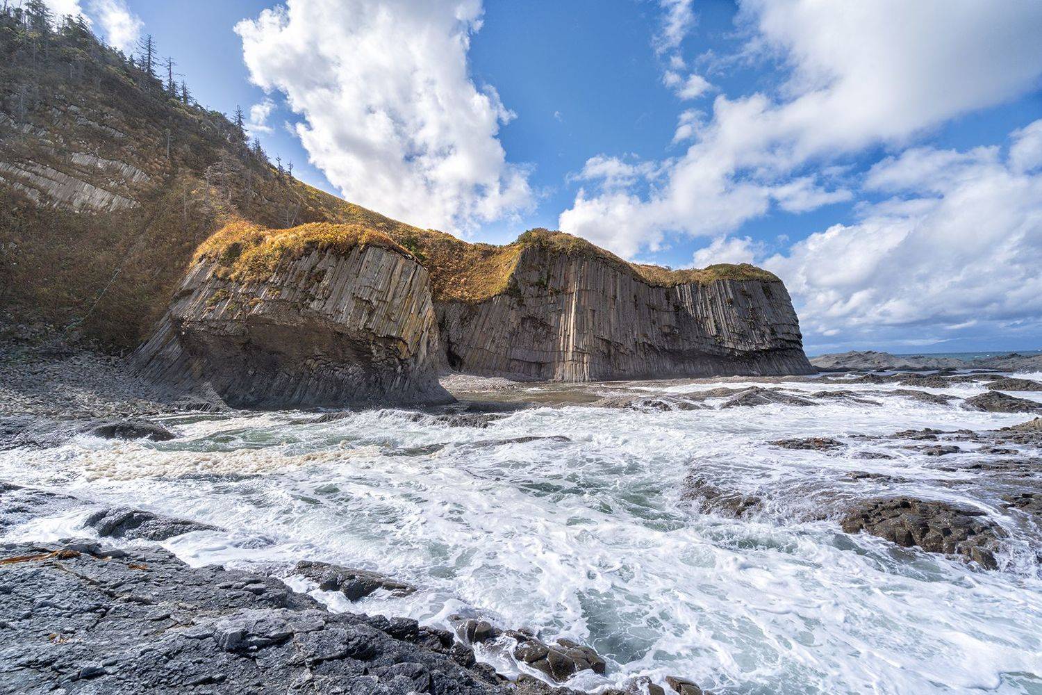 пейзаж, природа,Мыс Столбчатый,остров,Кунашир, Курилы, Россия, Юнеско, Лариса Николаевна Дука