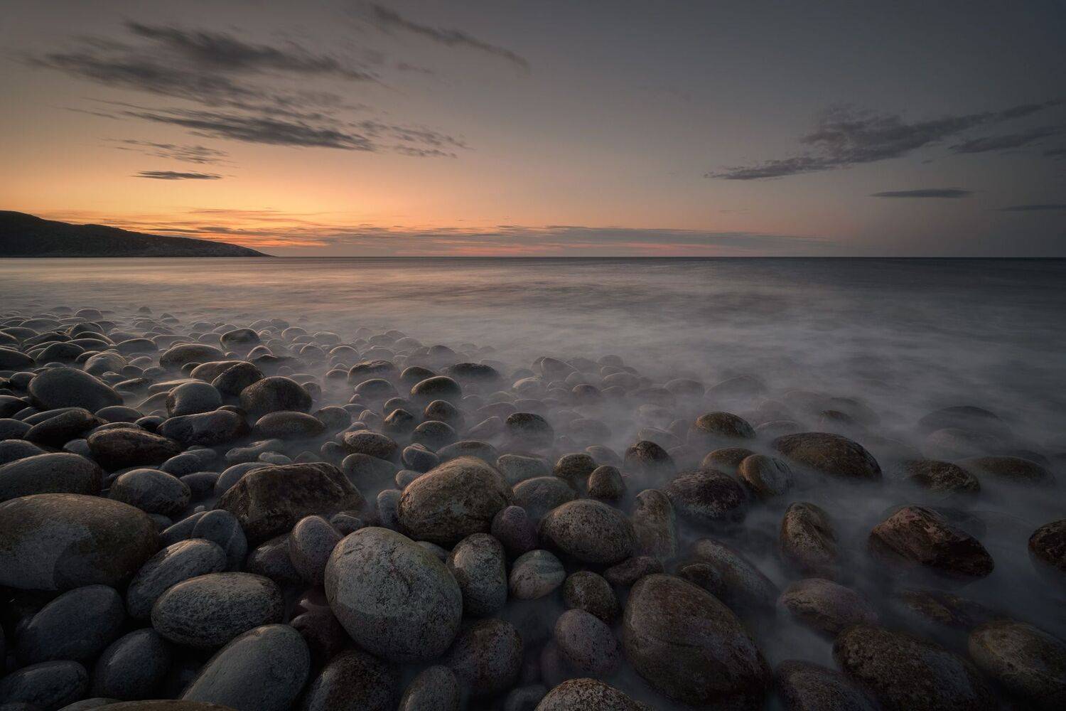 осень, море, баренцево, закат, камни, сентябрь, пейзаж, природа, путешествие, заполярье, териберка, кола, Андрей Чиж