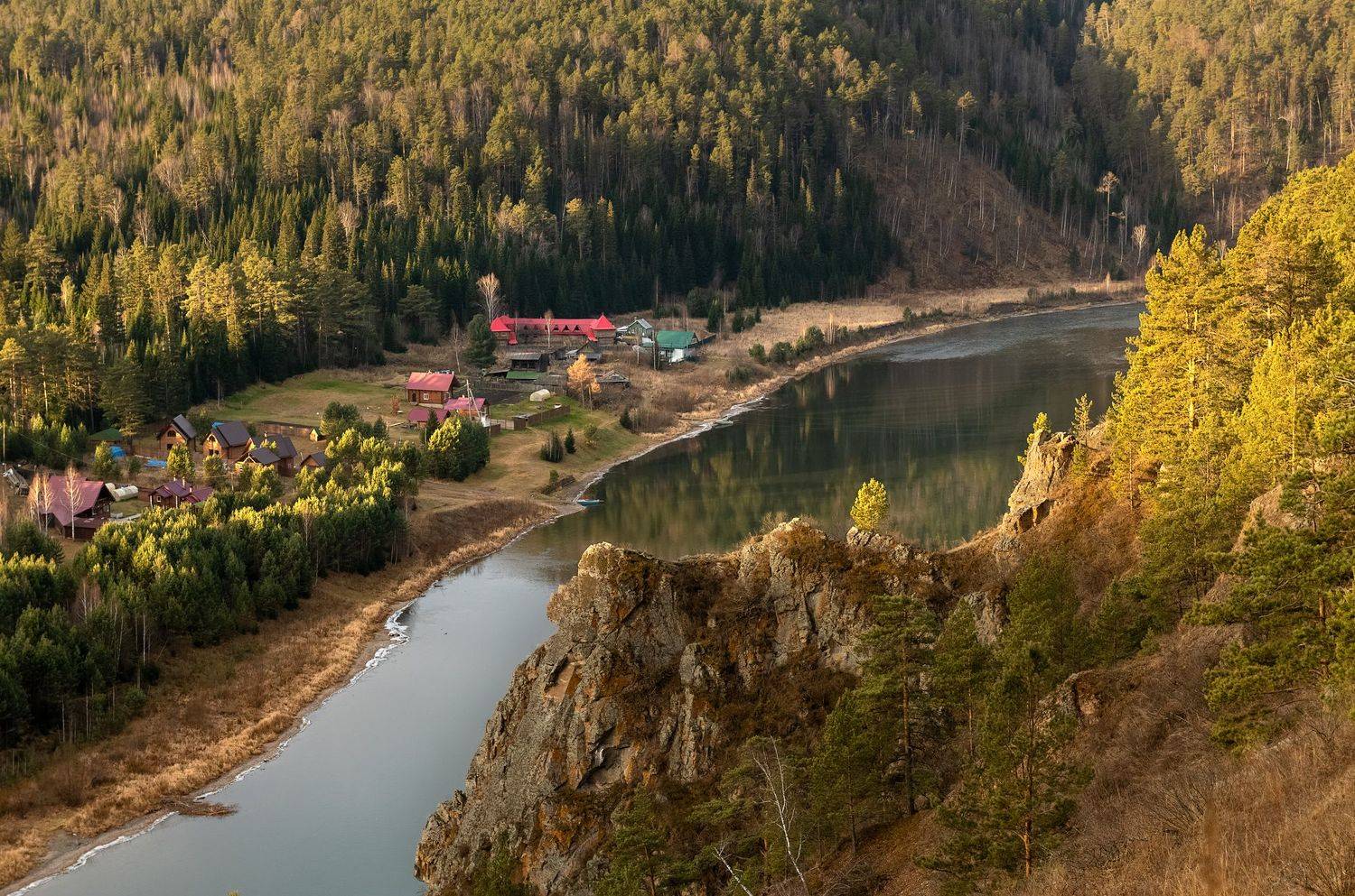 сибирь, красноярский край, река мана.,  октябрь., Марина Фомина