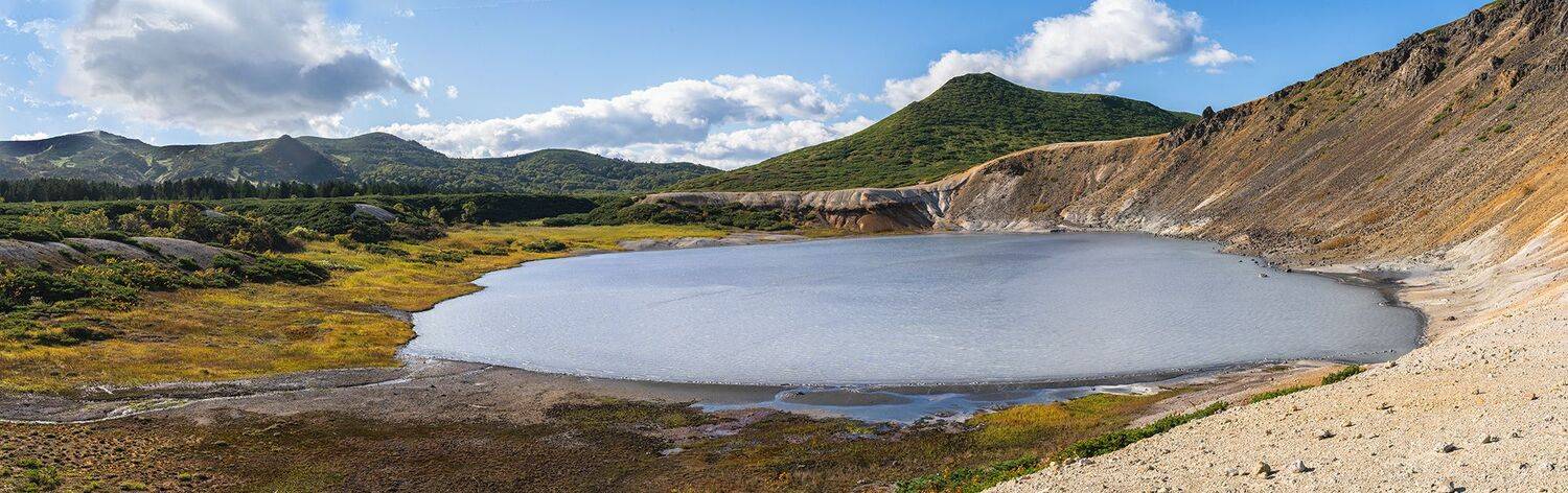 пейзаж, природа, Озеро Кипящее ,кольдера вулкана Головнина,остров,Кунашир,Курилы, Россия, Лариса Николаевна Дука