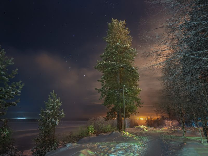 Ночь набережной фото превью