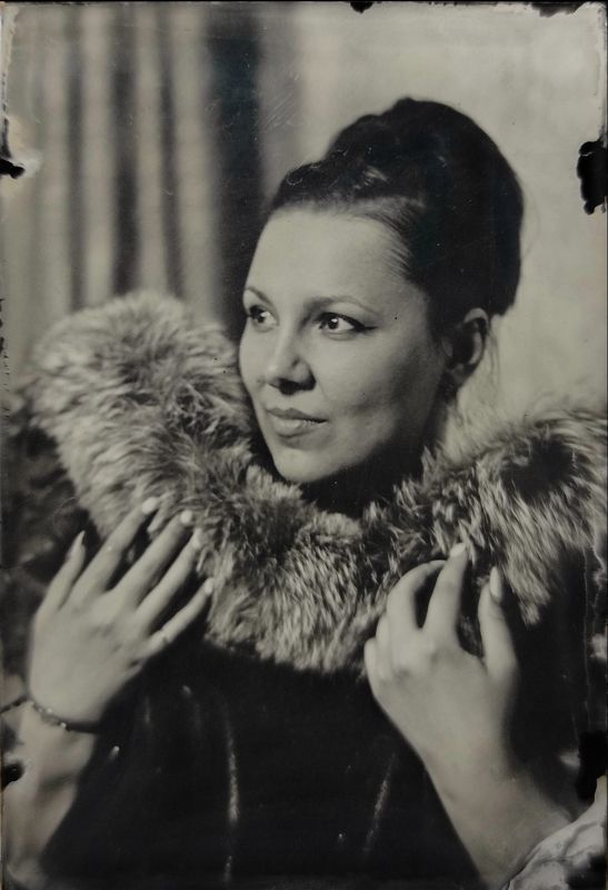 амбротип,  плёнка, средний формат, девушка, большой формат.  фото превью