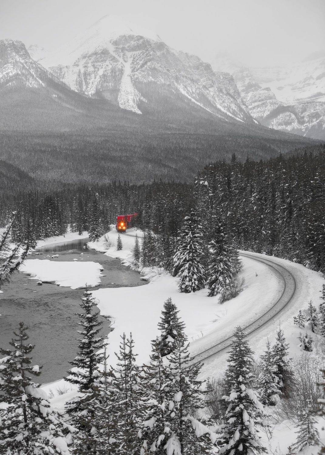 canada, morant, curve, train, Evgeny Chertov