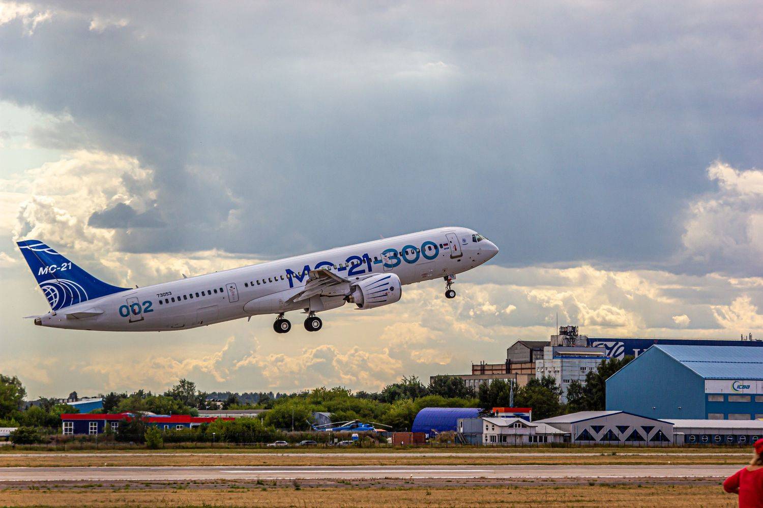 самолет, облака, истребитель, МС-21, скорость, истребители, вооружение, россия, ВВС, самолеты, гром, авиация, Сергей Лашнев