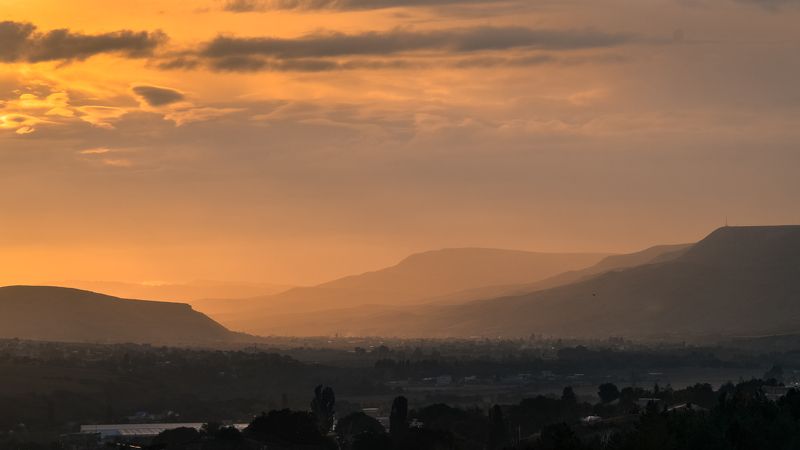 кавказ, осень, горы, природа, тишина, россия, кисловодск, закат, вечер На закате дня. фото превью