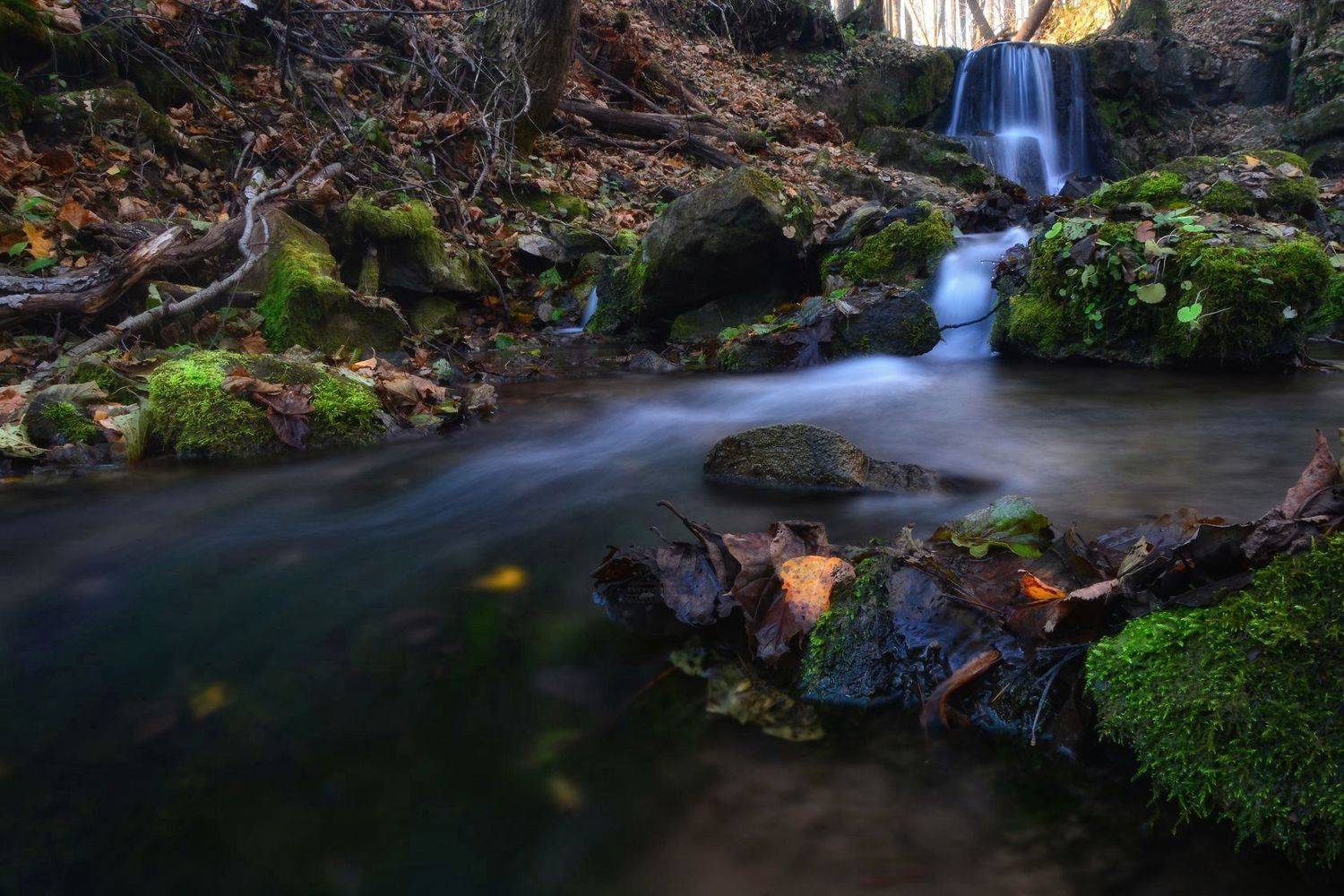 водопад, waterfall, Юлия Абрамова