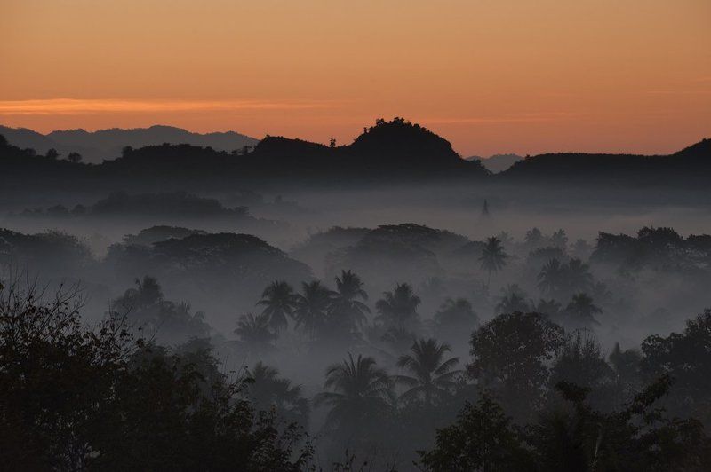 Dusk, Landscape, Night, Sleepwalker, Sun, Sunrise, Temple Temple Valley Sunrise фото превью