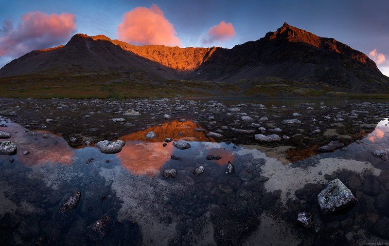 khibiny, kola peninsula, lake, mountains, горы, заполярье, кольский, малая белая, озеро, хибины Горные братья фото превью