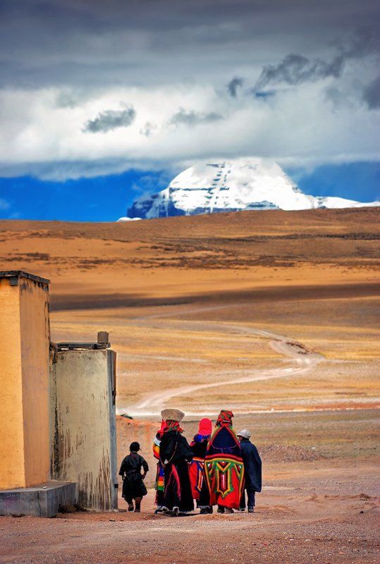 буддизм, гора, горы, кайлас, паломничество, тибет Дорога на Кайлас фото превью