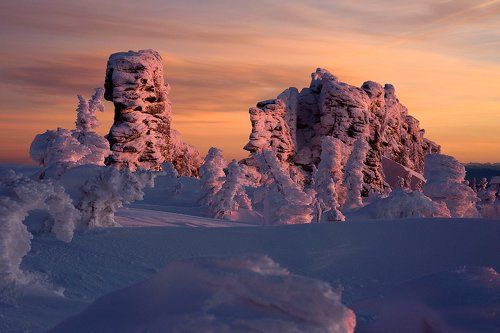 Шерегешский зимний вечер, продолжение…