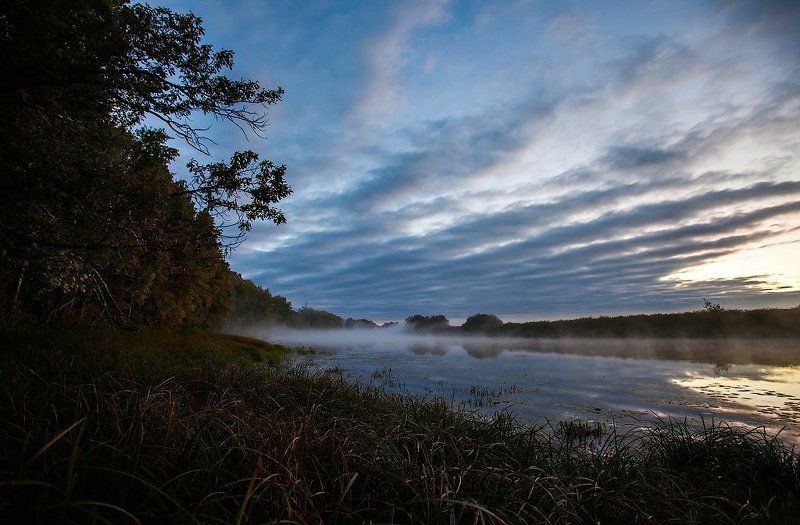 Утро на реке фото превью