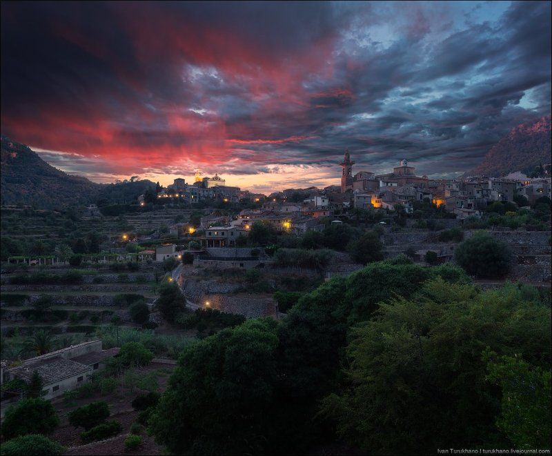 Вальдемосса, Испания, Майорка Rainy Valldemossa фото превью