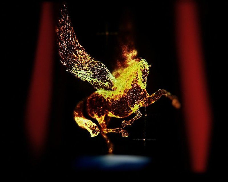 wake,art,light,pegas, Illumianted Pegas фото превью