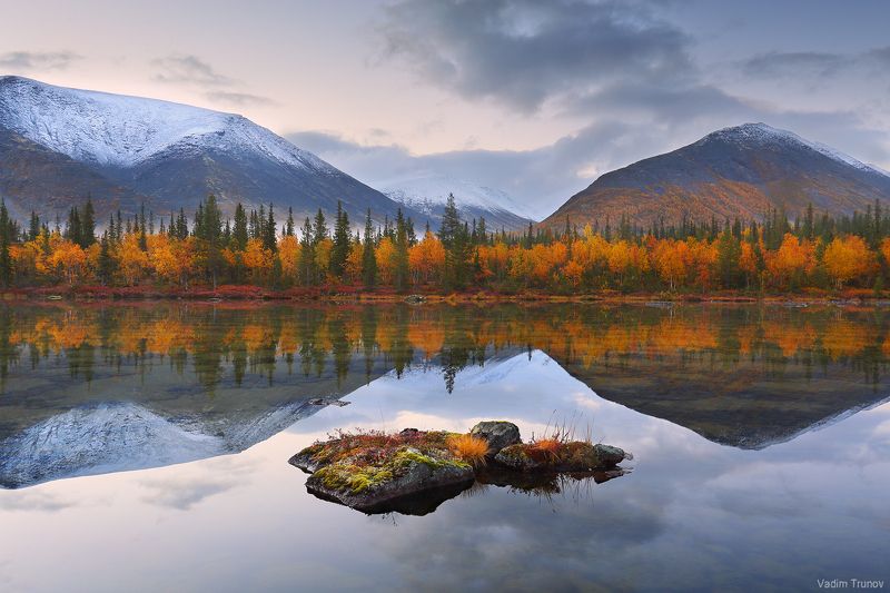 кольский, север, заполярье, хибины Две осени фото превью
