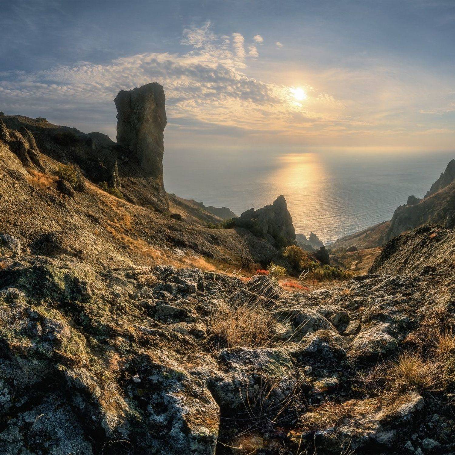 крым, коктебель, кара-даг, чертов палец, осень,, Николай Мысливцев