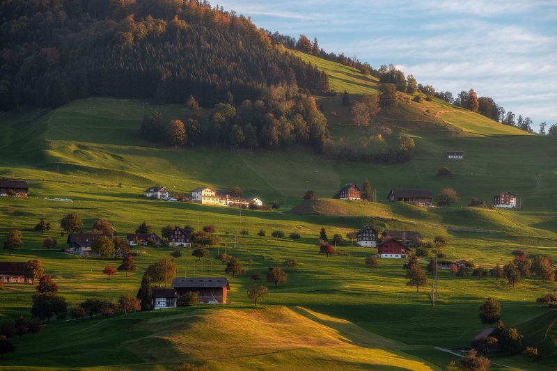 switzerland. kerns last light фото превью
