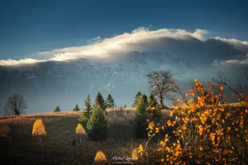 Cloudy on Babia Góra mountains...