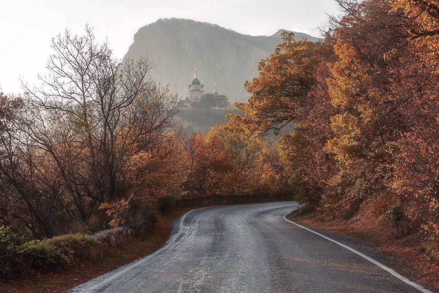 крым, осень, лес, горы., Владимир Дубинин