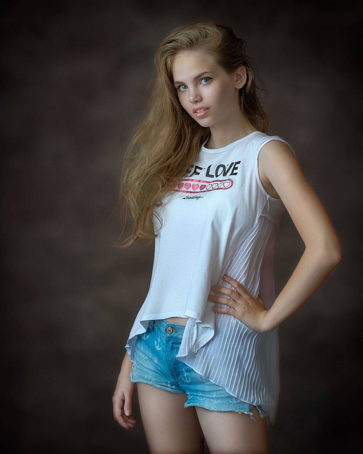 девушка, портрет, Илья Филимошин