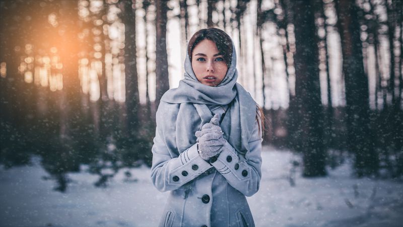 portrait, girl, beauty, eyes, russian, canon, fashion, woman, art, sexy, femme, movie, mood, cinematic, inspiration, daylight, popular, post-processing, antonharisov, fotoshi, portrait photography, fashion model, cinematic Зима фото превью